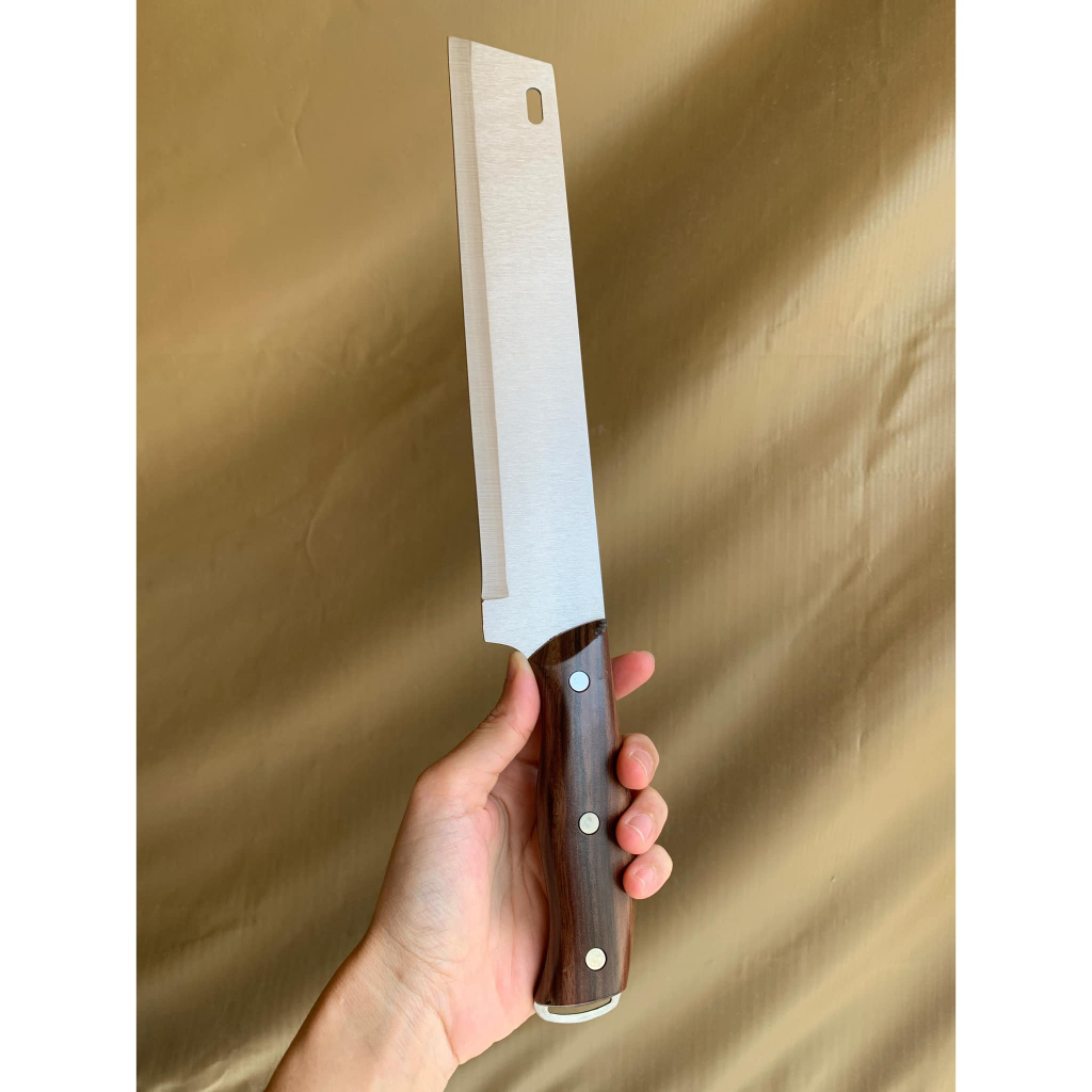 มีดทำครัว ซอยเนื้อ หั่นผลไม้ หั่นผัก ปลายตัด ใบยาว ด้ามจับพอดีมือ ยาว06 - รูปที่ 7