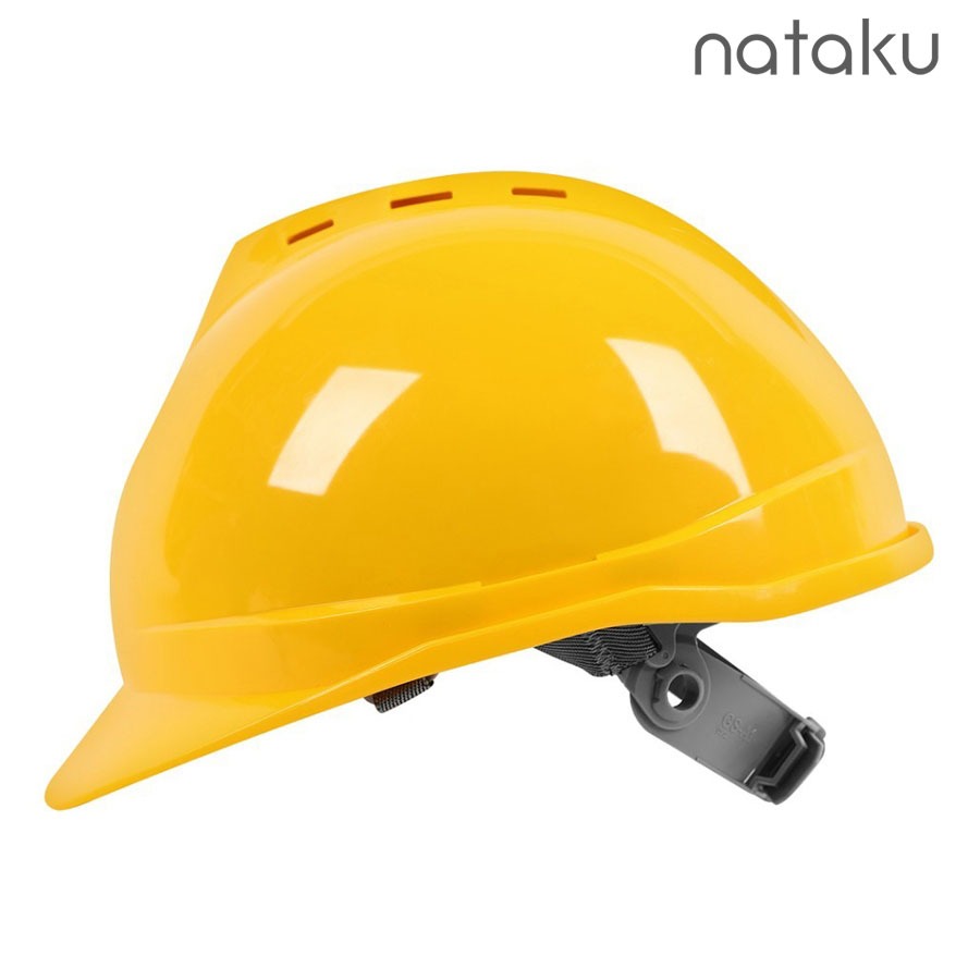 Nataku หมวกเซฟตี้ safety helmet น้ำหนักเบา แข็งแรง ได้มาตรฐาน ปรับสายรัดคางได้
