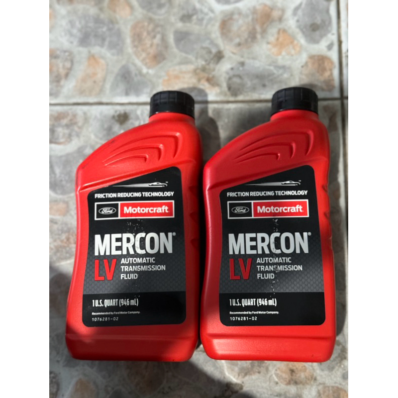 FORD น้ำมันเกียร์ออโต้ ฟอร์ด MERCON LV (0.946 L) FORD RANGER T6 ESCAPE MAZDA BT50 PRO 6 SPEED แท้เบิกศูนย์ ฟอร์ด