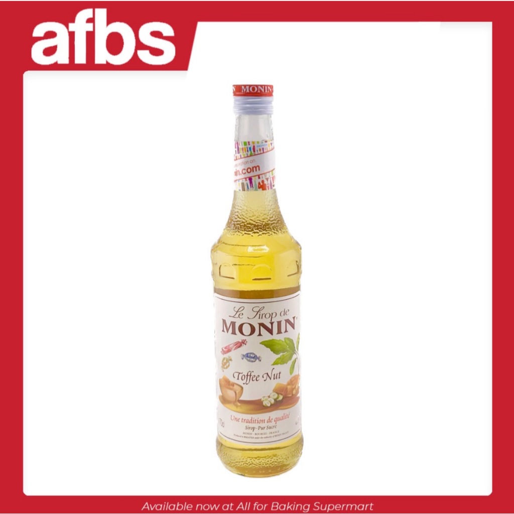 SUPERMART Monin Toffee Nut Syrup 700 ml. น้ำเชื่อมกลิ่นทอฟฟี่ นัท ตราโมนิน 700 มล. #1108102
