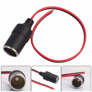 เต้าเสียบสายไฟจุดบุหรี่ไฟฟ้า DC 12-24V, ที่จุดบุหรี่ดัดแปลงรถกำลังสูงกันน้ำติดที่นั่ง