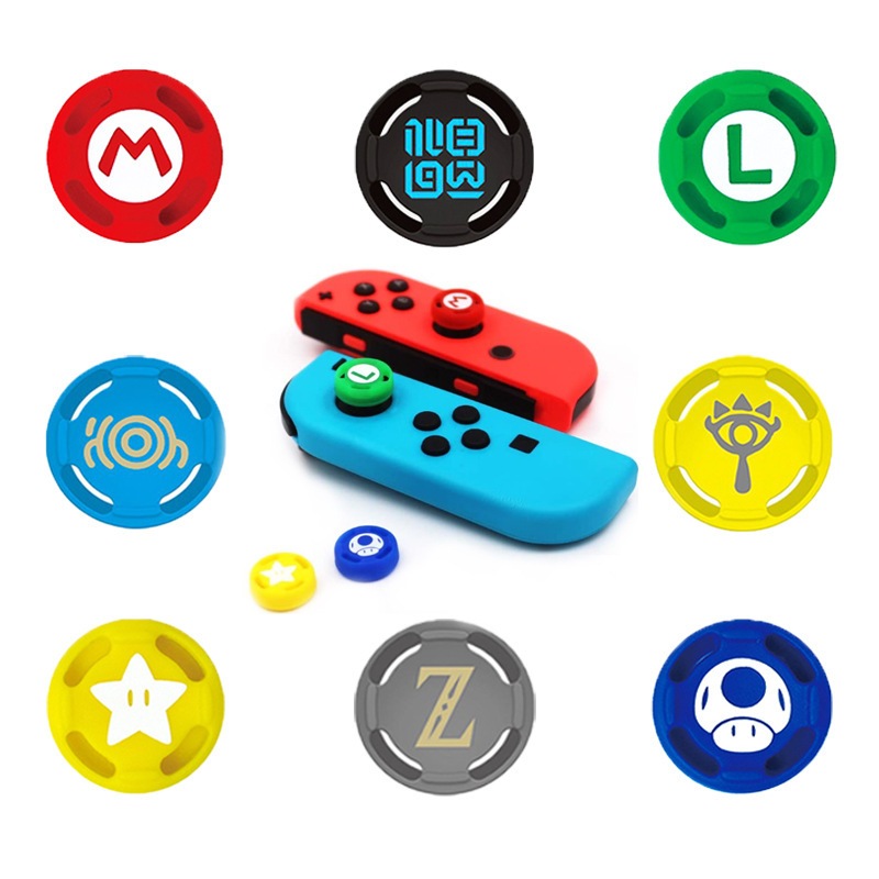 (ขายเป็นชิ้นเลือกได้) จุกยางอนาล็อคจอย Analog Caps คุณภาพ เกมNintendo Switch/Nintendo Switch oledh joy-conเลือกชิ้นได้