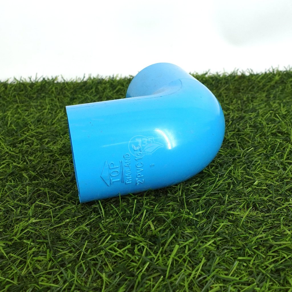 (10ตัว) ข้องอ 90 องศา 1/2นิ้ว(4หุน) รุ่นหนา 13.5 ตราTOP - รูปที่ 2