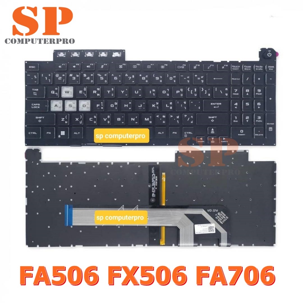 คีย์บอร์ดโน๊ตบุ๊ค ASUS KEYBOARD-NOTEBOOK ASUS FX506LH FX506LI FX506HM FA506IH FA506QM FA506IC FA506I