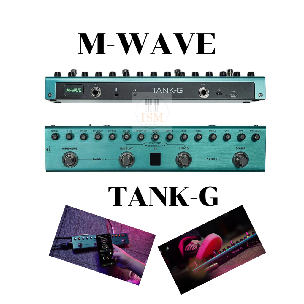 M-VAVE Tank-G มัลติเอฟเฟค Multi Effect Electric Guitar