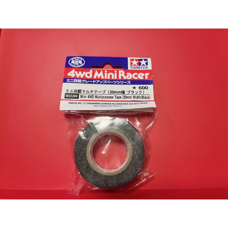 TAMIYA 95599 Mini 4WD Multipurpose Tape (20mm Width/Black)
