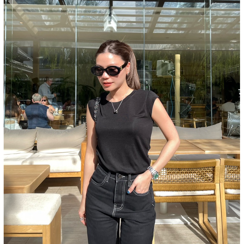 Frank top Basicseected เสื้อยืด basic tee สไตล์ฝรั่ง เนื้อผ้าดีมาก