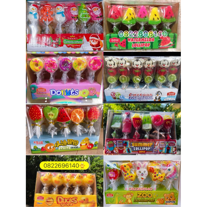 🍭🍭♾️อมยิ้มแฟนซี30อัน🍩น่ารักมาก💕109บาทค่ะ