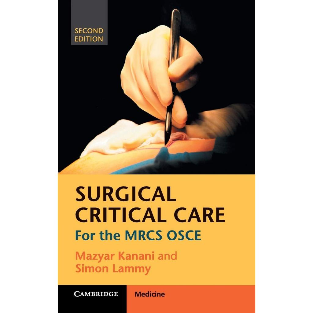 [หนังสือ] Surgical Critical Care: For the MRCS OSCE ผ่าตัด ศัลยศาสตร์ surgery medicine medical engli