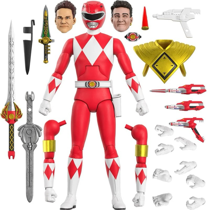 [มือ 2] Super 7 Mighty Morphin Power Rangers Red Ranger