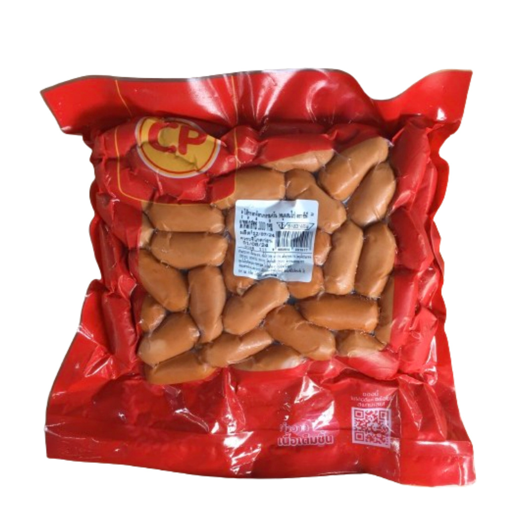 ไส้กรอกรมควันหนังกรอบตราCP