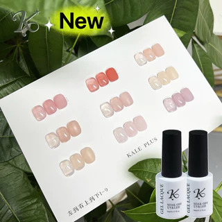 สีทาเล็บเจล kale plus สีเจลลี่นู้ดใส Jade Powder ทาง่ายเงาสวยมากขนาด 8ml.🌈พร้อมส่งในไทย🌈