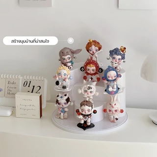 กล่องใส่โมเดล กล่องใส่ตุ๊กตาแบบใส ชั้นวางโมเดลอคริลิค ง่ายต่อการจัดเก็บ ตุ๊กตาของสะสม วัสดุอะคริลิก วางซ้อนได้