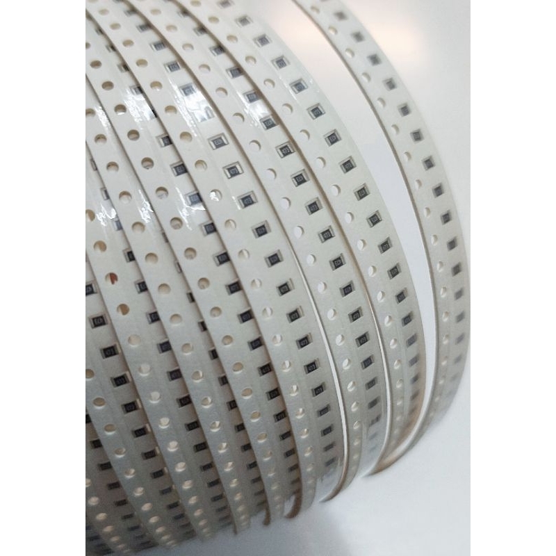 ( 100 ตัว ) ตัวต้านทานแบบชิป , R Chip , R ชิป, R smd 1/8W 5% , ขนาด 0805 Resistors smd Chip