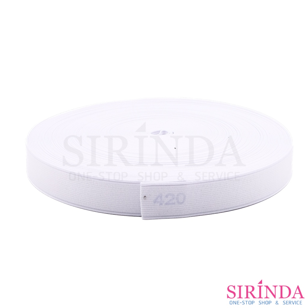 ยางยืด ยางขอบเอว ยางกางเกง 1นิ้ว NO.420 I 1 INCH ELASTIC (00090011)