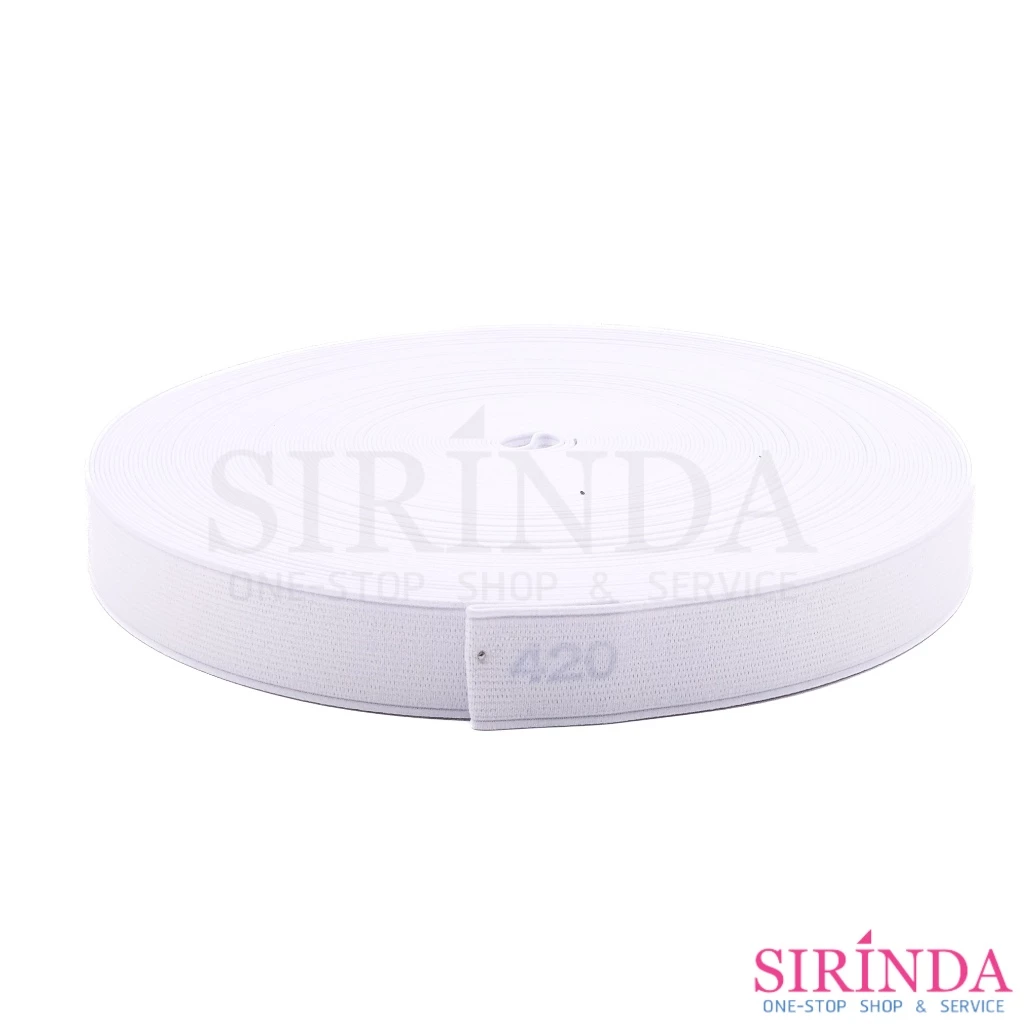 ยางยืด ยางขอบเอว ยางกางเกง 1นิ้ว NO.420 I 1 INCH ELASTIC (00090011)