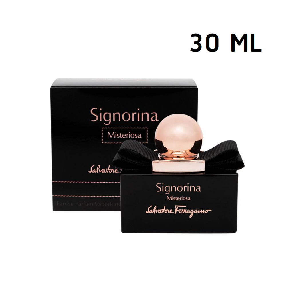 📌 Lot. ผลิต 2020 - (30 ML)  Salvatore Ferragamo Signorina Misteriosa EDP 30 ml กล่องซีล