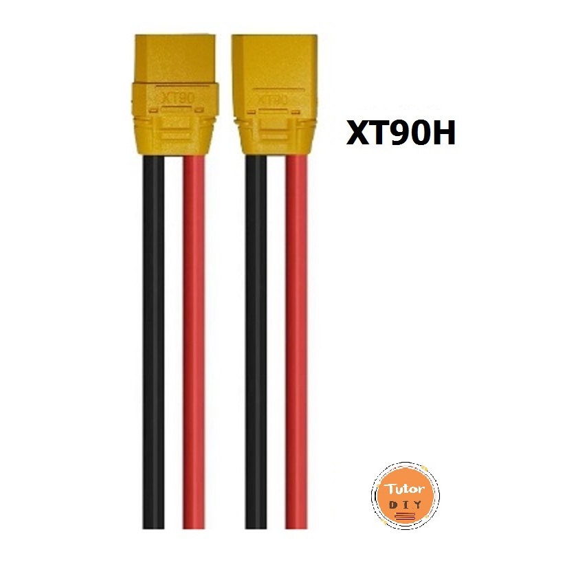[[ร้านในไทย]] XT90 Amass Plug with Housing Sheath,8/10 awg Silicone Rubber Cable
