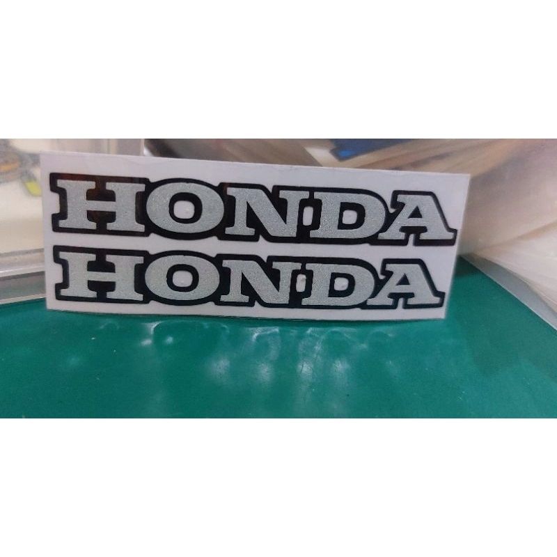 stickerHONDAสีขาว3m7.5×1.5cm