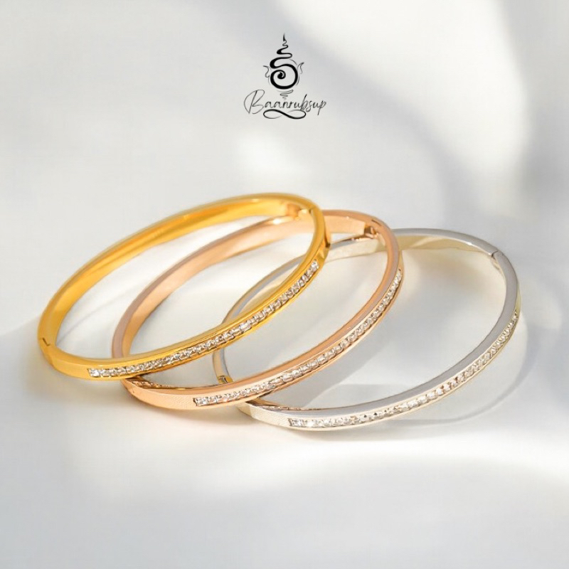 ✨ผ่านพิธี✨กำไลมูรุ่น เพชรนาคราช นำพาทรัพย์ โชค งาน สำเร็จ กำไลประดับเพชรcz