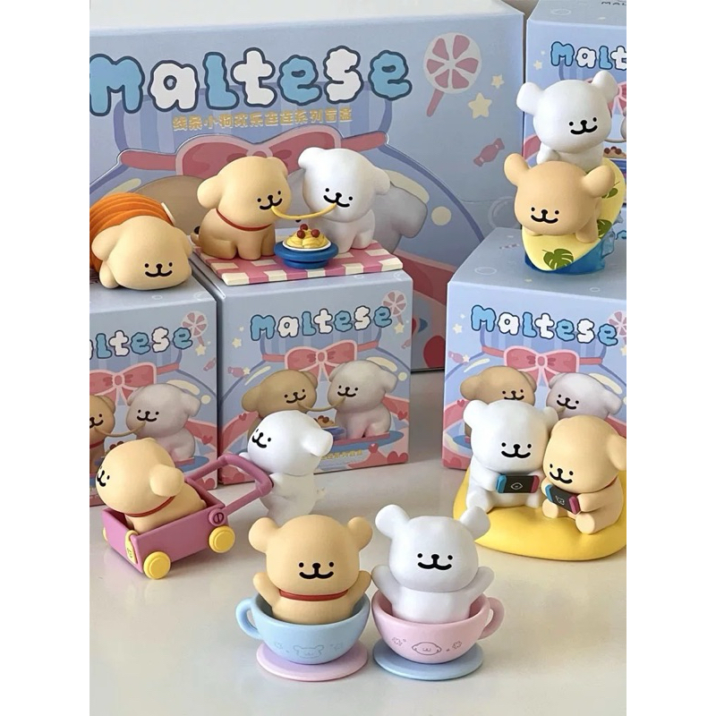 ✅พร้อมส่งจาก🇹🇭 [ยกเซต / Secret] MALTESE Happy Moment Series
