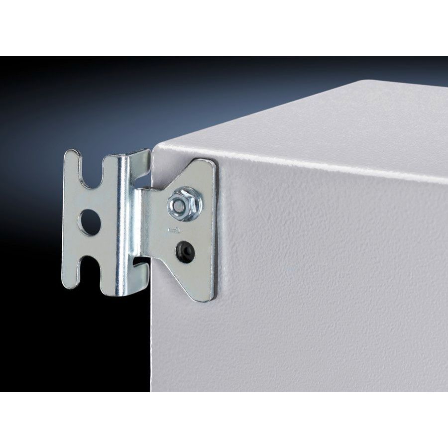 Rittal 2508100  อุปกรณ์สำหรับยึดติดตั้งตู้, sheet  steel, Wall distance 15 mm, pk of 4