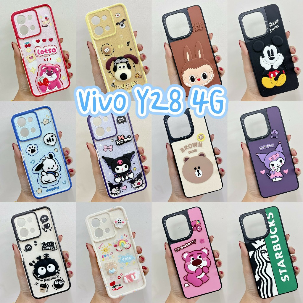 เคส ลายการ์ตูน น่ารัก สำหรับ Vivo Y28 4G อวีโว้วาย28 case สำหรับ Vivo Y28