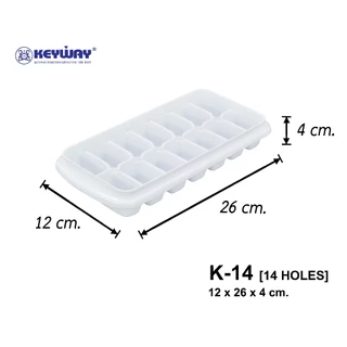 Keyway K-14 ถาดทำน้ำแข็ง 14 ช่อง สไตส์ญี่ปุ่น (ICE TRAY) - รุ่นไม่มีฝาปิด
