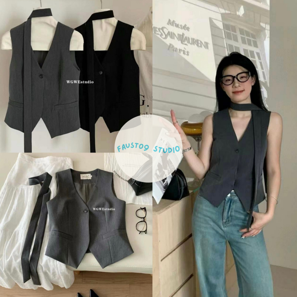 เสื้อ Vest TAG:WG.WE 🇰🇷 (พร้อมส่ง)