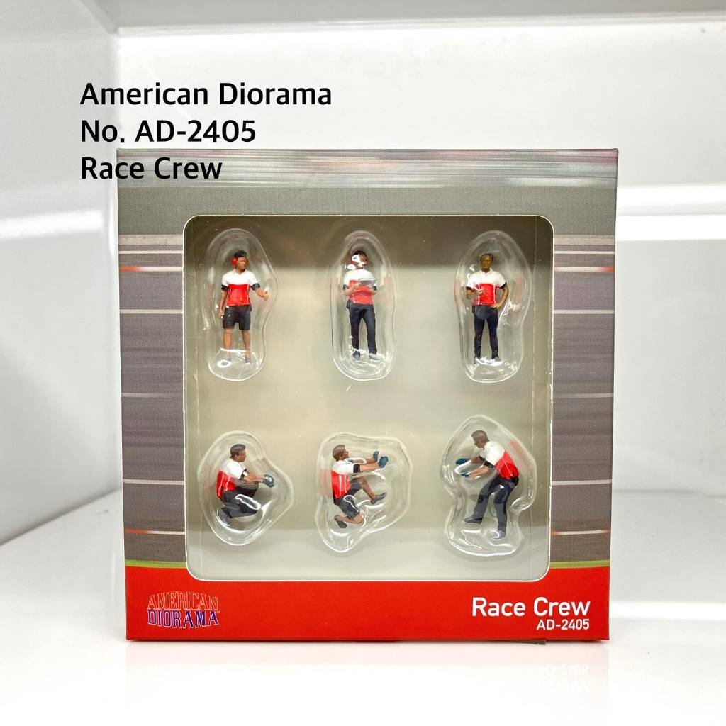 American Diorama 📌 No. AD-2405 📌 Race Crew