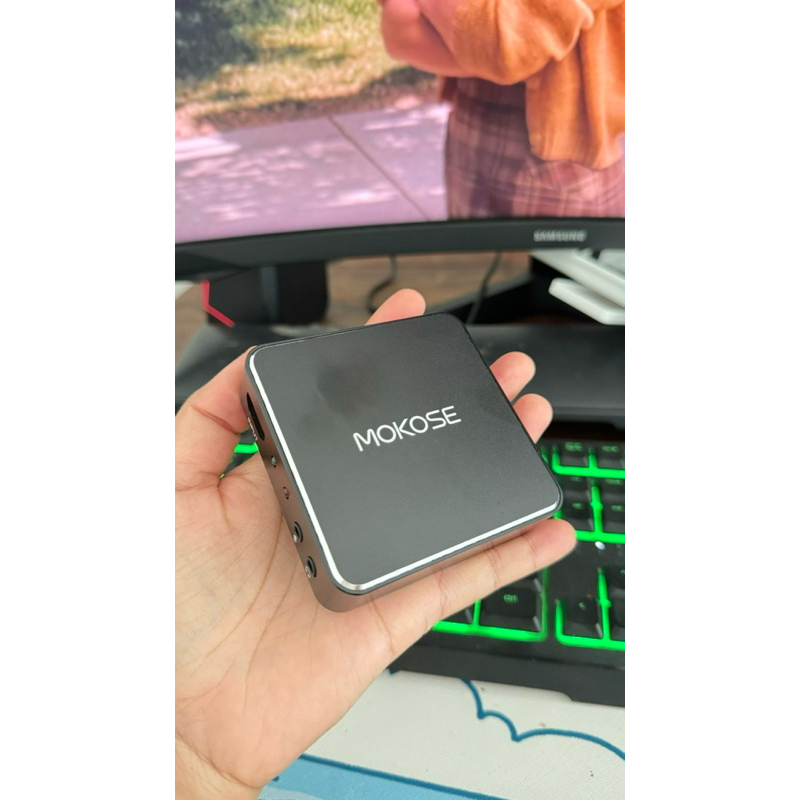 มือสองใช้น้อยมาก Mokose U70S HDMI live streaming Capture card USB3.0 1080P 60FPS Audio Mixer