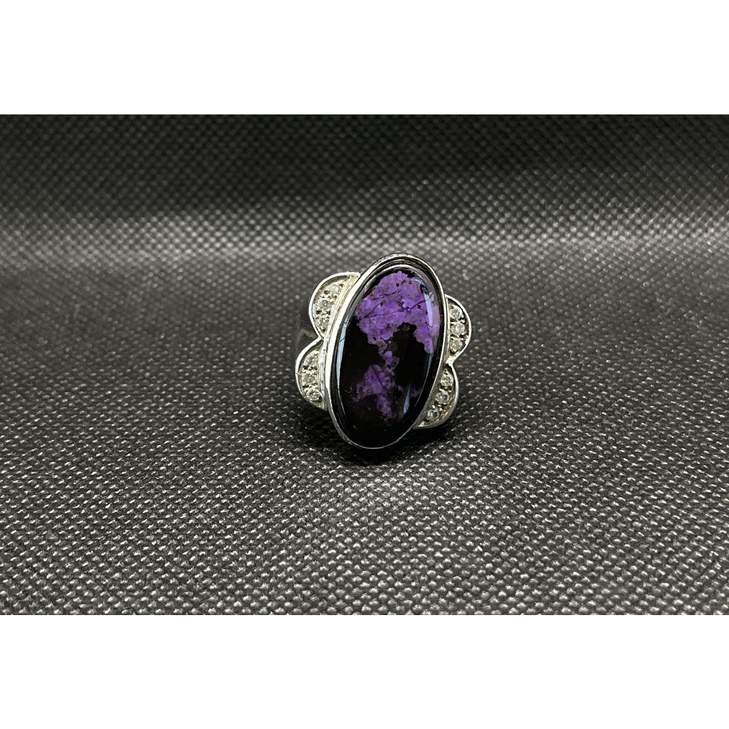 sugilite handmade 925 silver ring for men