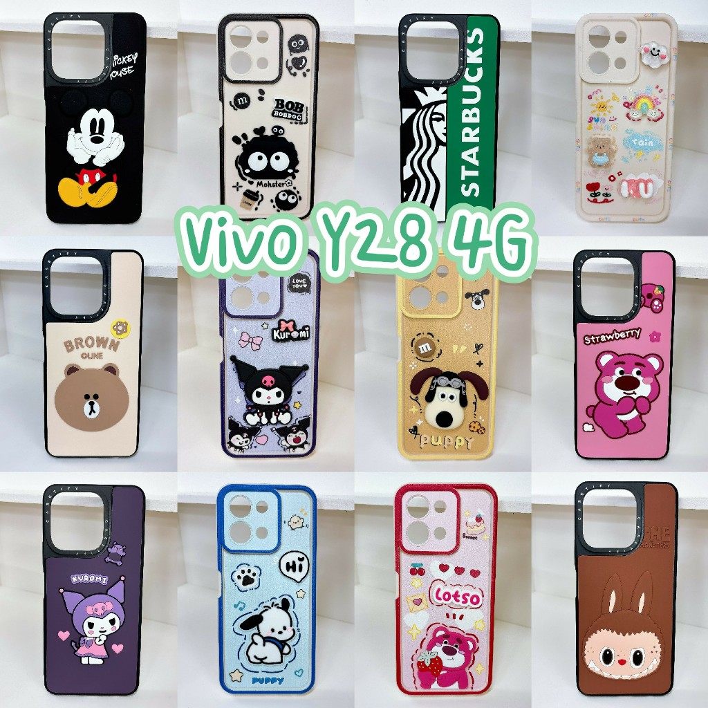 🔥มาใหม่ เคส Vivo Y28 4G ลายการ์ตูน น่ารัก สำหรับ Y28 4G โว้วาย28 case สำหรับ Vivo Y28