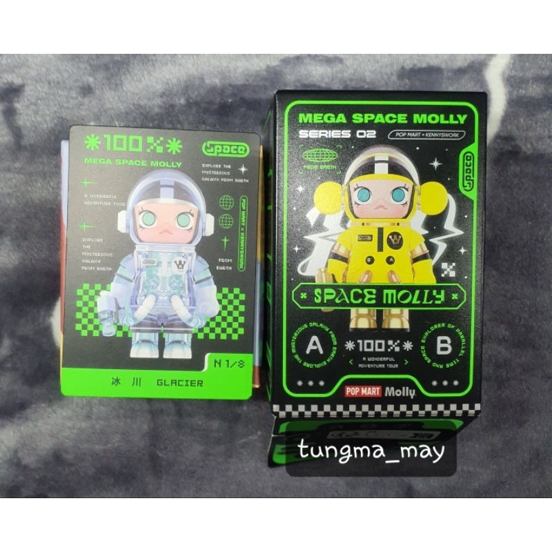 Mega space molly V2 set Glacier 100% พร้อมส่งจากไทย 🇹🇭 #Popmart #Mollyspace #Glacier