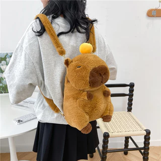 (โค้ดลด30%)พร้อมส่งในไทย🇹🇭 กระเป๋าสะพายหลัง คาปิบารา Capybara bag กระเป๋าคาปิบารา