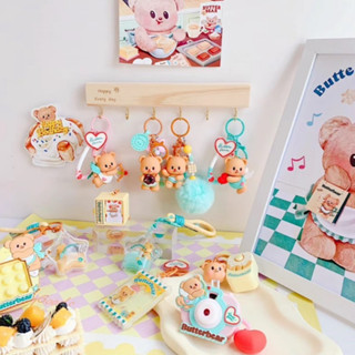 [แท้/พร้อมส่งจากไทย🧈🧸] พวงกุญแจน้องเนย หมีเนย Butter Bear ขอ…