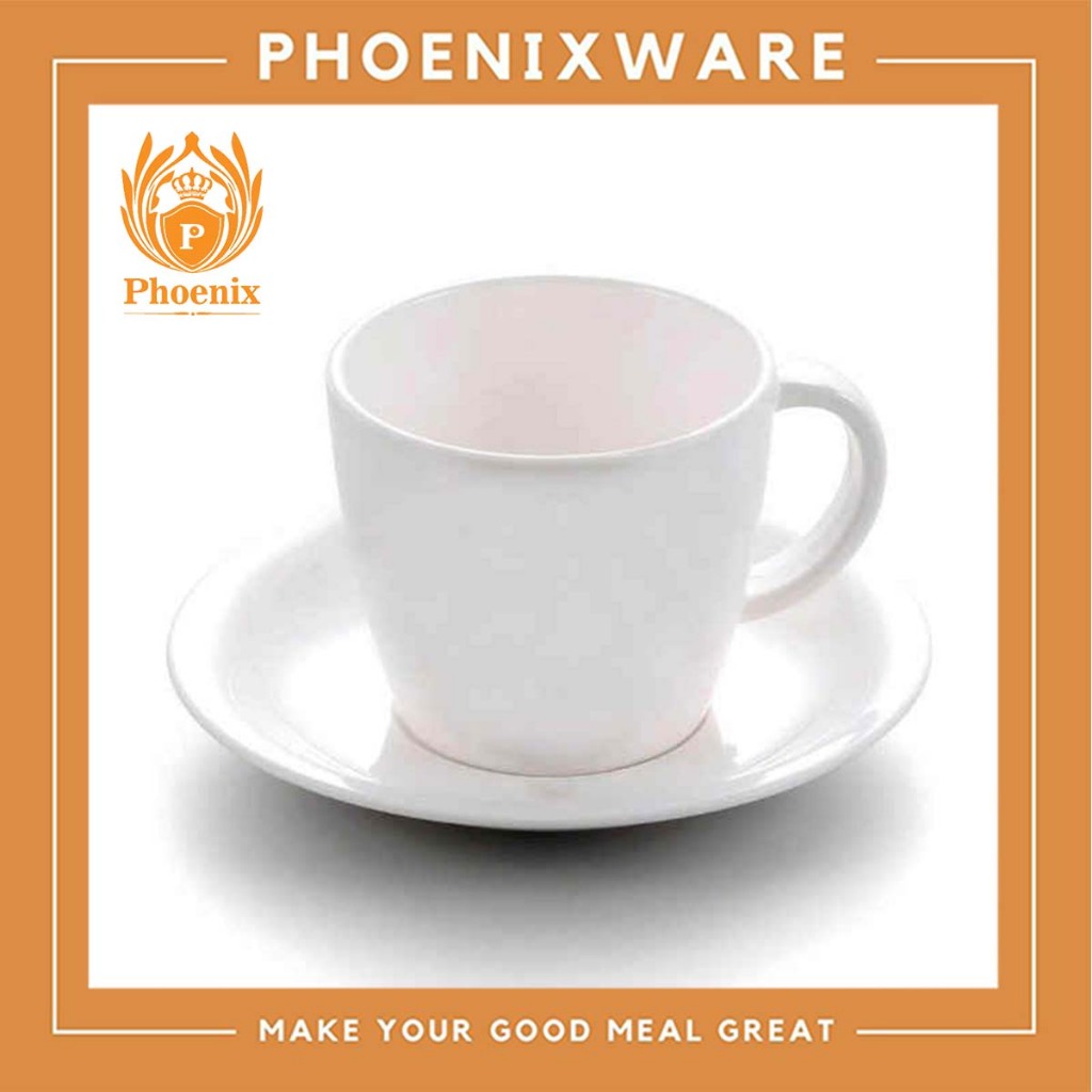 ชุดกาแฟ 10 ออนซ์ 300 ml. เมลามีน Luxxe L104104+L104104-1