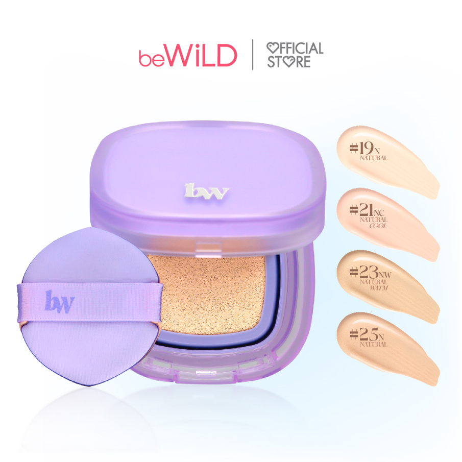 beWiLD Cloud Cushion คุชชั่นนางฟ้า  ฟินิชผิวแบบ SEMI-GLOW เบาสบายผิว