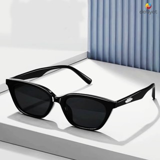 COD🌷แว่นกันแดดแฟชั่นเกาหลีตาแมวป้องกันรังสียูวีสไตล์ฮิปฮอปแว…