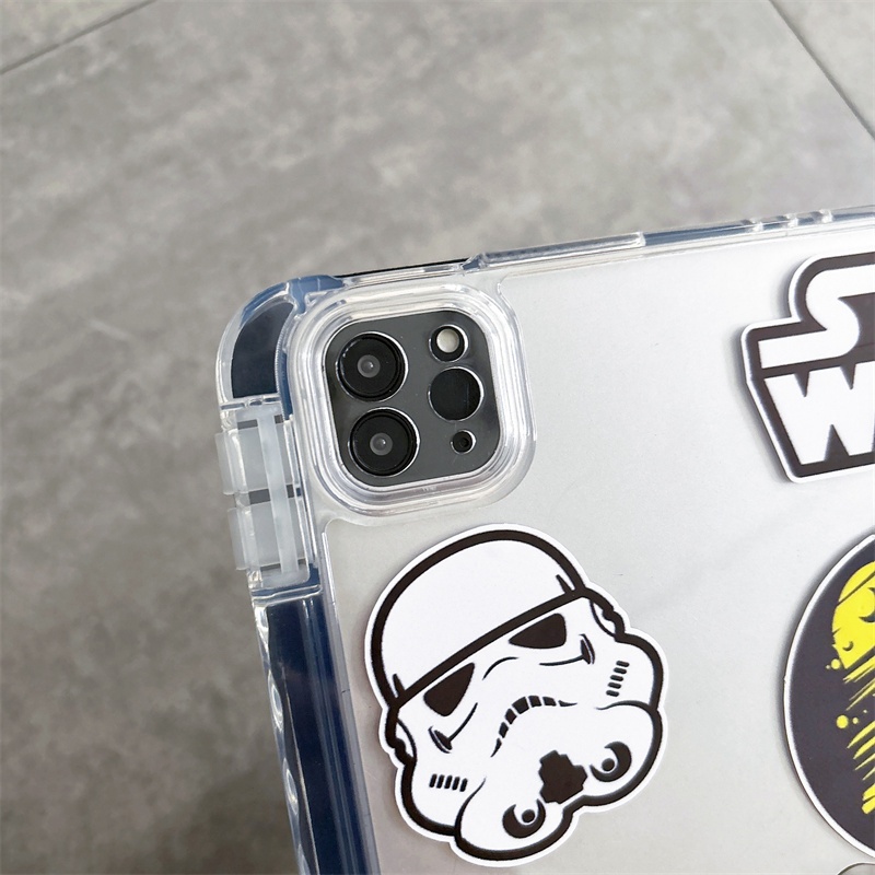 🔥ส่งจากไทย🔥starwars โปร่งใส เคส for iPad 2025 11 air7 10.2 Gen10 9 8 2024 pro เคสไอแพด Air6 5 10.9 Case พร้อมถาดใส่ปากกา