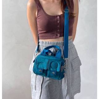 กระเป๋าผ้าทรงถือ+สะพายข้าง ขนาด 7.5 นิ้ว ไซส์มินิ มี 4 ซิป ข…