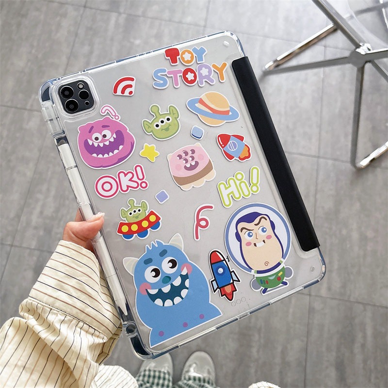 🔥ส่งจากไทย🔥toy story โปร่งใส เคส for iPad 2025 11 air6 10.2 Gen10 9 8 2024 pro เคสไอแพด Air5 10.9 Ca