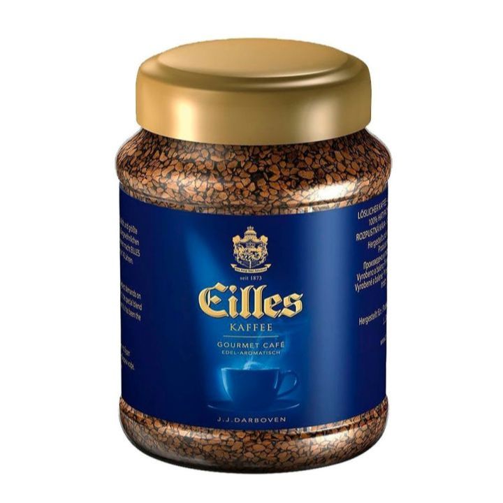 (กดซื้อ2ชิ้น ลด50%) EILLES  Instantkaffee Gourmet Cafe  100g - ไอเรส กาแฟสำเร็จรูป กาแฟบด 100กรัม (E