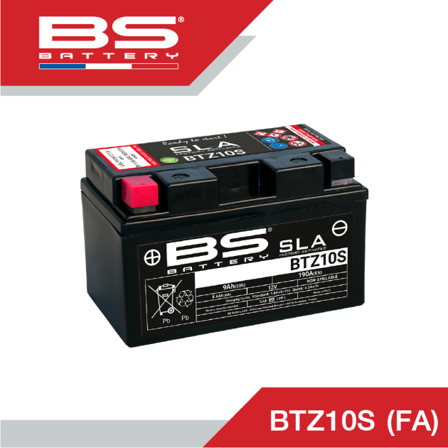 BS BATTERY BTZ10S (ของแท้) แบตเตอรี่สำหรับ FORZA300/350 H2 MT,FZ07-09 และรถรุ่นอื่นๆ ลูกละ 1,990฿ (ร