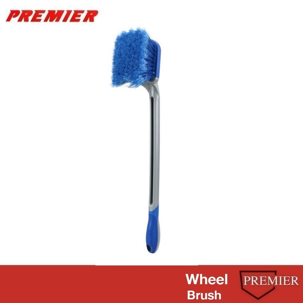 แปรงด้ามยาวพิเศษ ทำความสะอาดยางรถยนต์ และ ซุ้มล้อ สีฟ้า Tire Brush