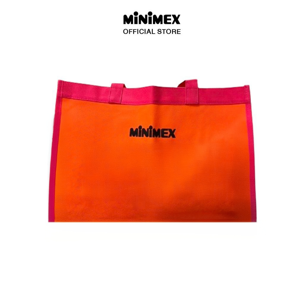 [ของสมนาคุณงดจำหน่าย] Minimex กระเป๋าช้อปปิ้ง Shopping Bag สีส้ม *รุ่นใหม่*