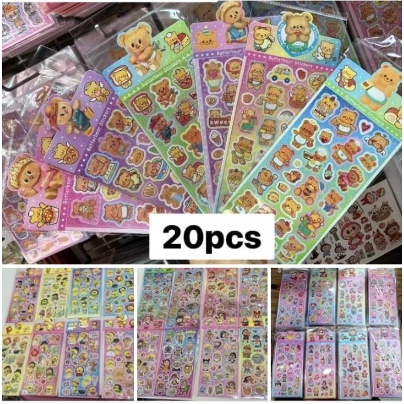 10แผ่นขึ้นไปตกแผ่นละ5บาทเท่านั้น สติกเกอร์ฟรุ๊งฟริ๊งวิบวับ น่ารักมากจ้า