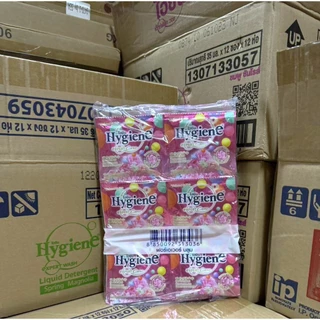 Hygiene expert care ไฮยีน น้ำปรับผ้านุ่มสูตรเข้มข้นพิเศษ (7กลิ่น) 20 มล. แพ็ค 24 ซอง household