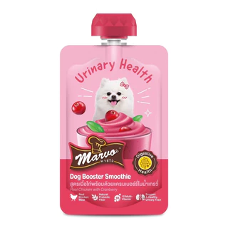 Marvo Dog Healthy Booster Smoothie ❤️🐶 มาร์โว่ บูสเตอร์ สมูตตี้บำรุงสุขภาพสำหรับสุนัขบรรจุ 50g