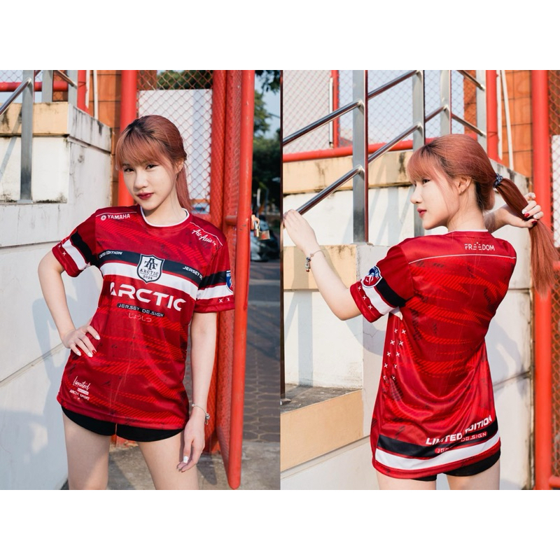 เสื้อกีฬา พิมพ์ลายทั้งตัว ARCTIC SPORT ( รุ่น AT008) ผลิตจากผ้าไมโครสปอร์ต ชนิดพิเศษ ใส่ได้ทั้งชายและหญิง ขายดี